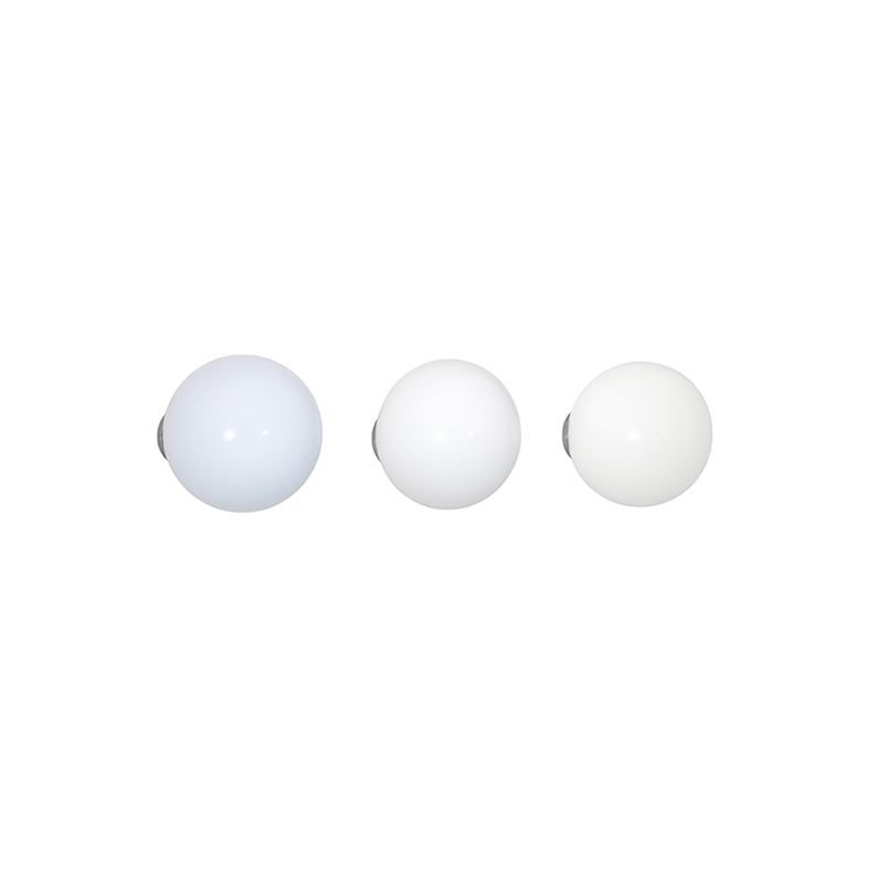 Patère Design Set de 3 patères COAT DOTS Blanc VITRA