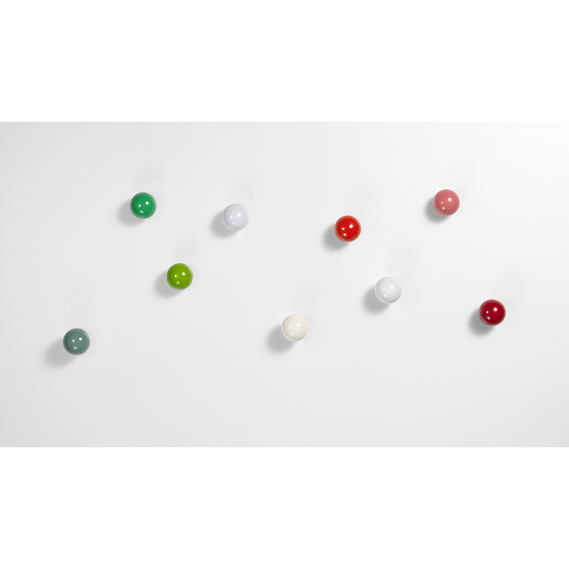 Patère Design Set de 3 patères COAT DOTS Rouge VITRA