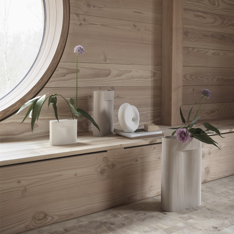 Vase Vase RIDGE Beige MUUTO