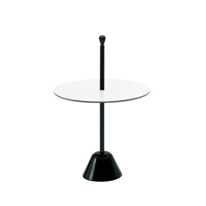 Table d'appoint guéridon SERVOMUTO BASSE Noir ZANOTTA