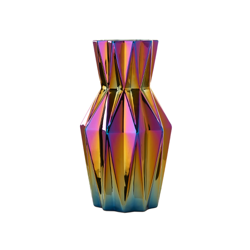 Vase OILY FOLDS S Multicolore 
