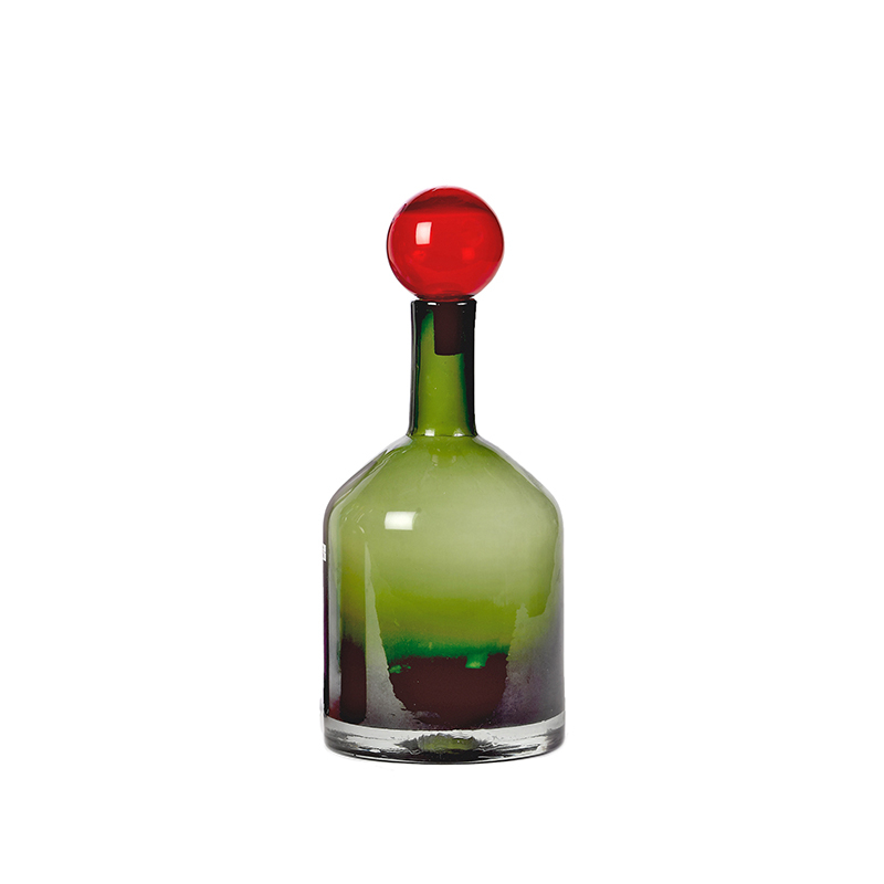 Carafe & verre Set de 4 Carafes BUBBLES AND BOTTLES L Multicolore  POLS POTTEN