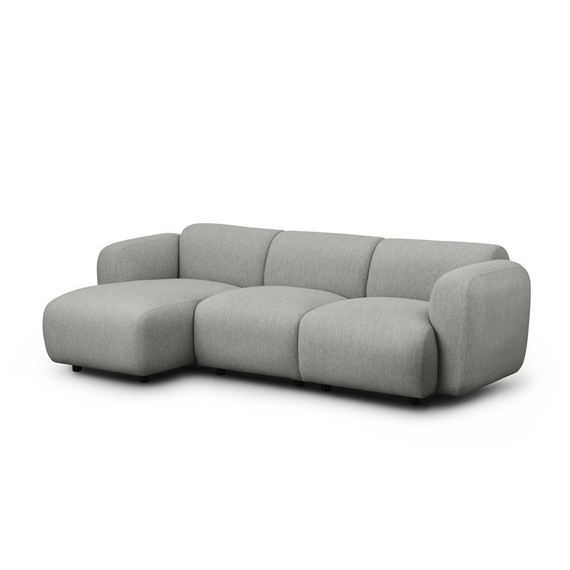 Canapé SWELL 2 places avec chaise longue Hallingdal 110 Normann Copenhagen