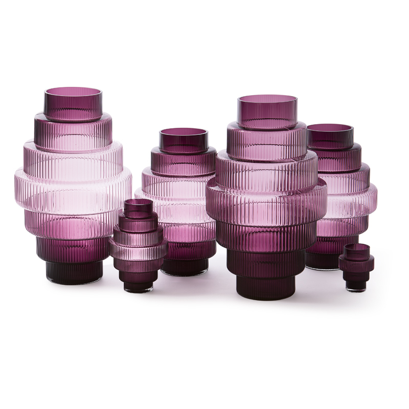 Vase Vase STEPS S Violet foncé POLS POTTEN