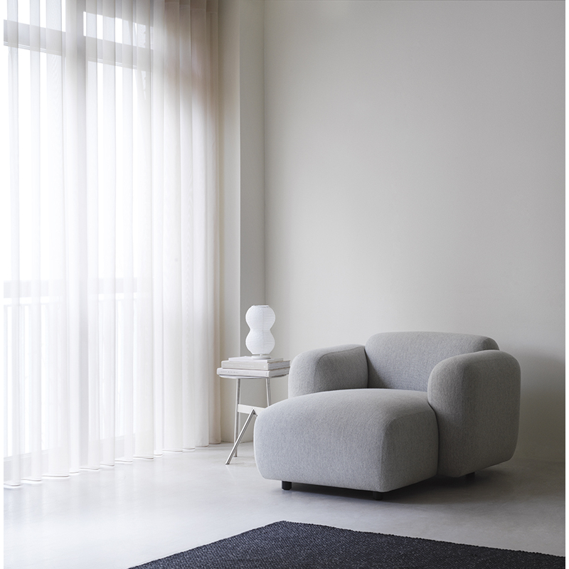 Fauteuil SWELL chaise longue Hallingdal 110 Normann Copenhagen