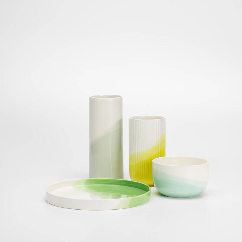 Plateau, plat Plateau HERRINGBONE Vert VITRA