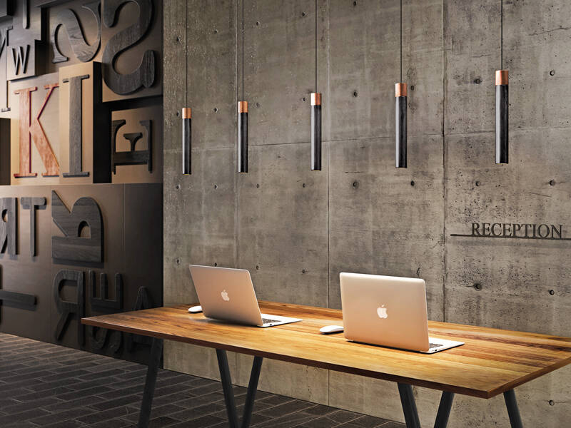 Suspension MINIMAL Nickel noir KDLN