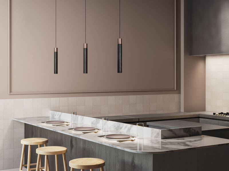 Suspension MINIMAL Nickel noir KDLN