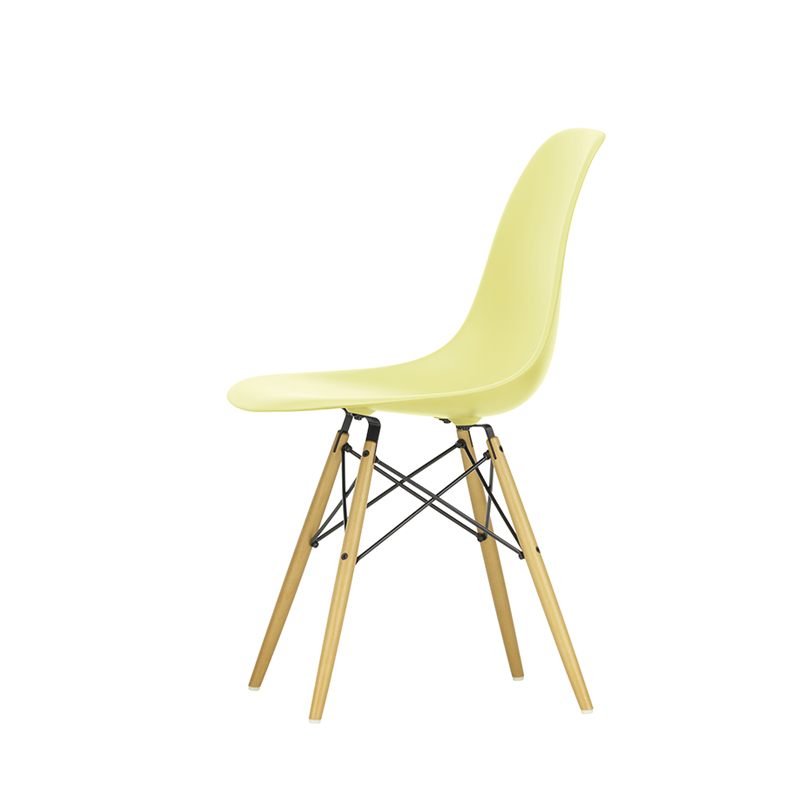 EAMES PLASTIC CHAIR DSW Golden maple Citron RE