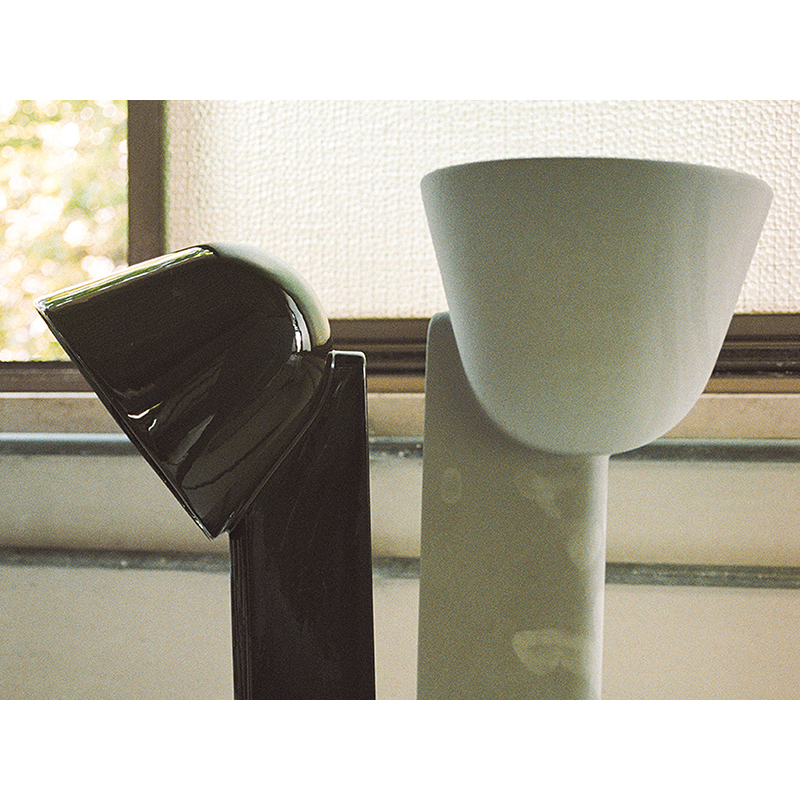 Lampe à poser CÉRAMIQUE UP Vert mousse FLOS