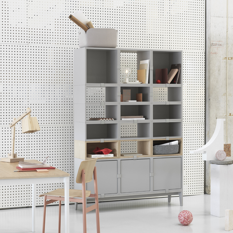 Etagère STACKED Gris clair MUUTO