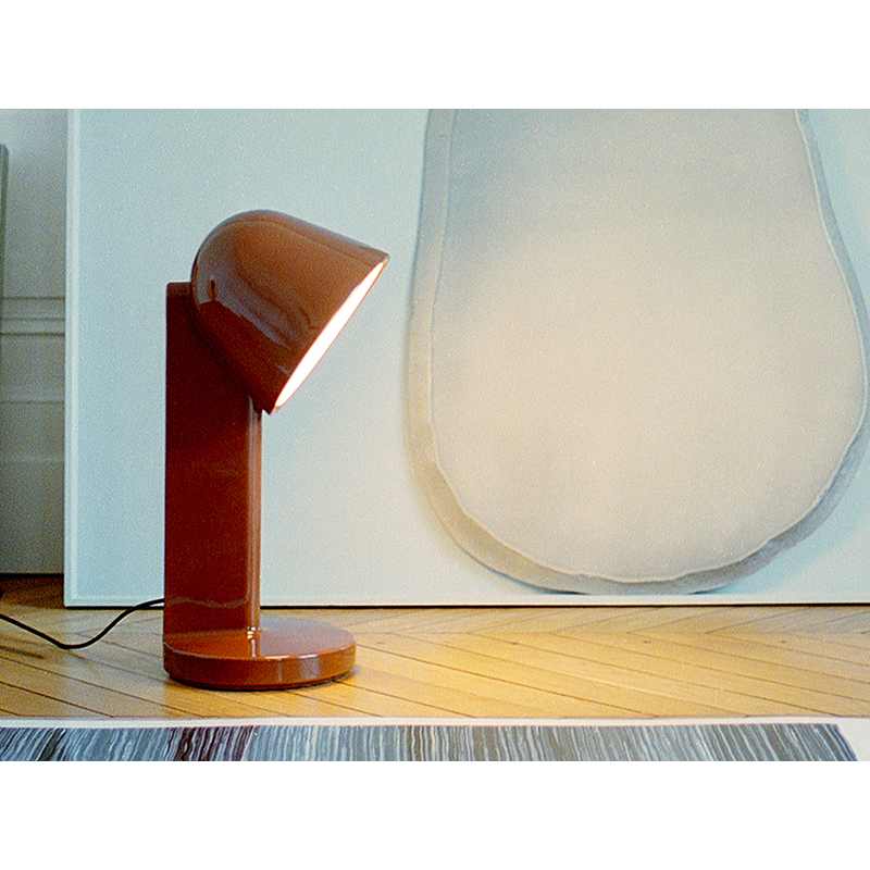 Lampe à poser CÉRAMIQUE SIDE Rouge rouille  FLOS
