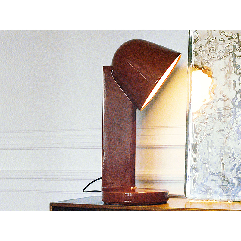 Lampe à poser CÉRAMIQUE SIDE Rouge rouille  FLOS