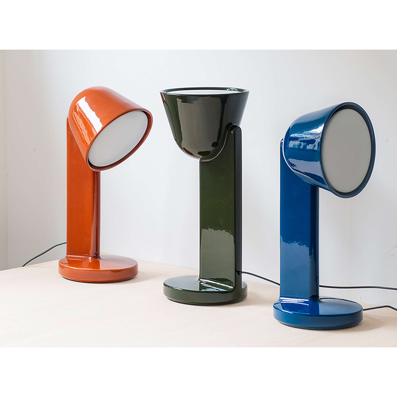 Lampe à poser CÉRAMIQUE SIDE Rouge rouille  FLOS