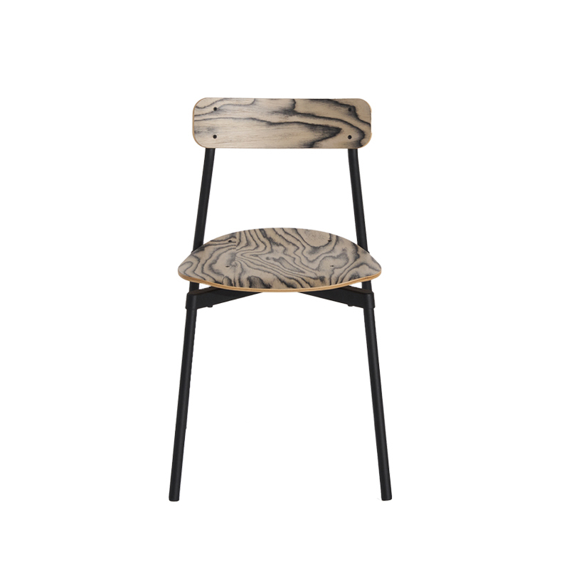 Chaise FROMME Bois Alpi/ noir PETITE FRITURE