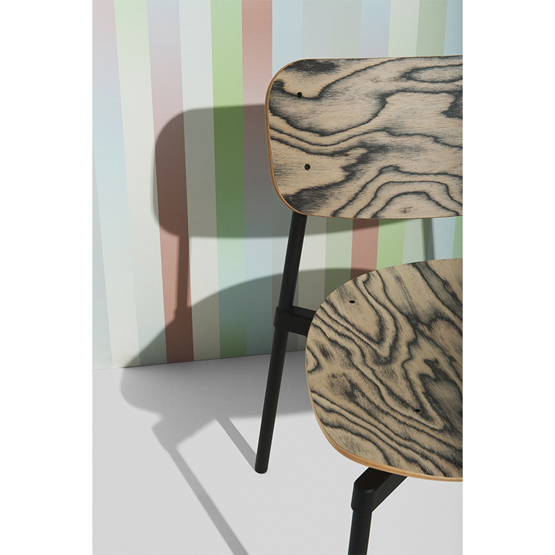 Chaise FROMME Bois Alpi/ noir PETITE FRITURE