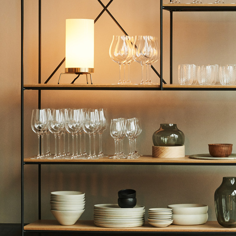 Etagère PLANNER Large Chêne/ noir FRITZ HANSEN