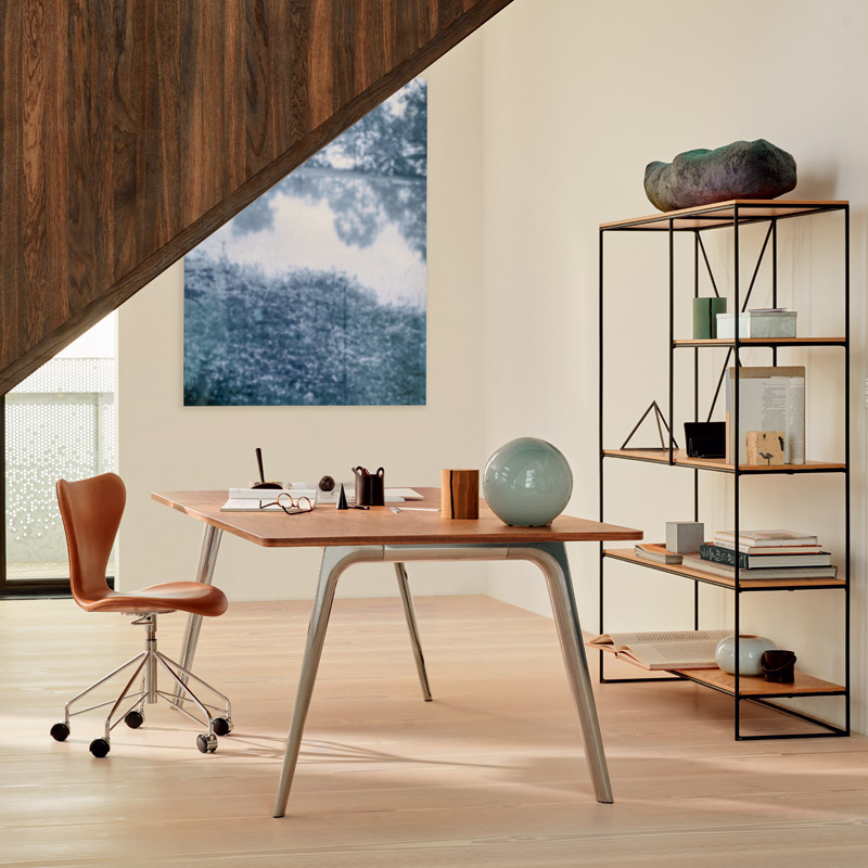 Etagère PLANNER Large Chêne/ noir FRITZ HANSEN