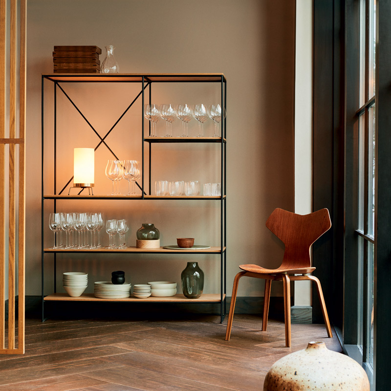 Etagère PLANNER Large Chêne/ noir FRITZ HANSEN