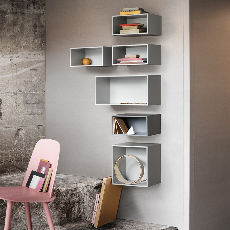 Etagère MINI STACKED Gris clair MUUTO