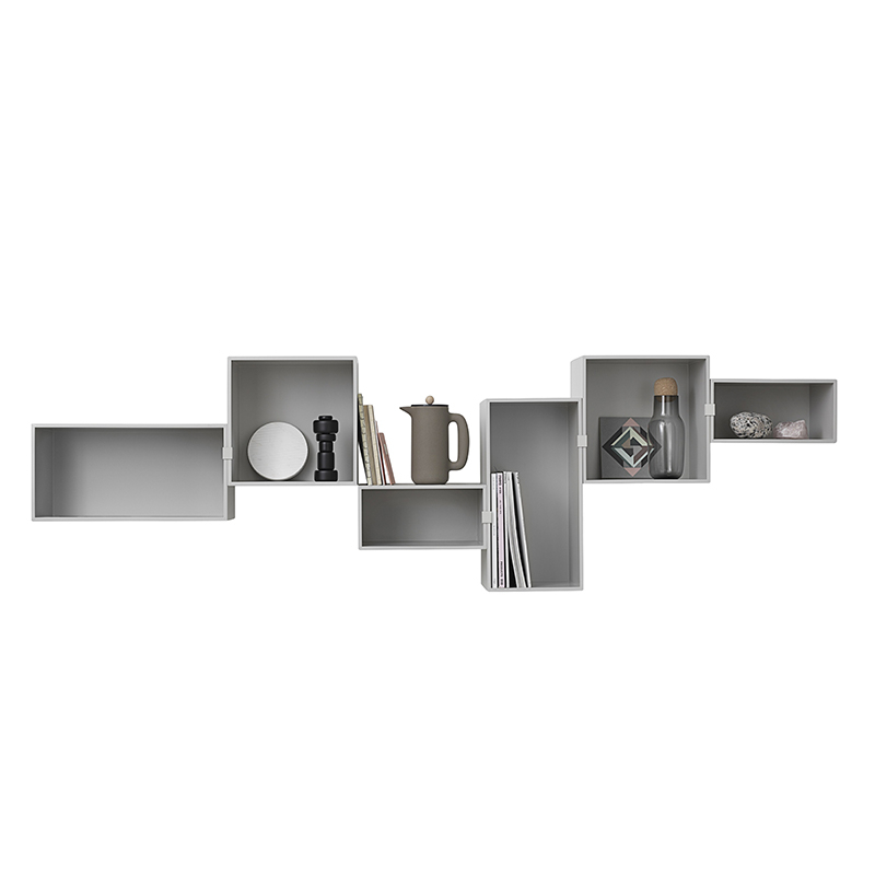 Etagère MINI STACKED Gris clair MUUTO
