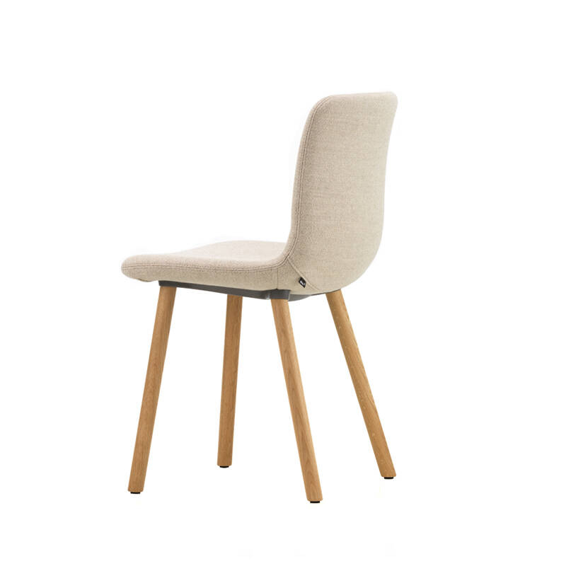 Chaise HAL SOFT WOOD Dumet 02 beige melange VITRA