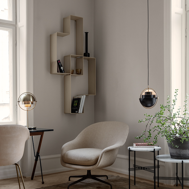 Etagère MATEGOT DEDAL BOOKSHELF Gris stone GUBI