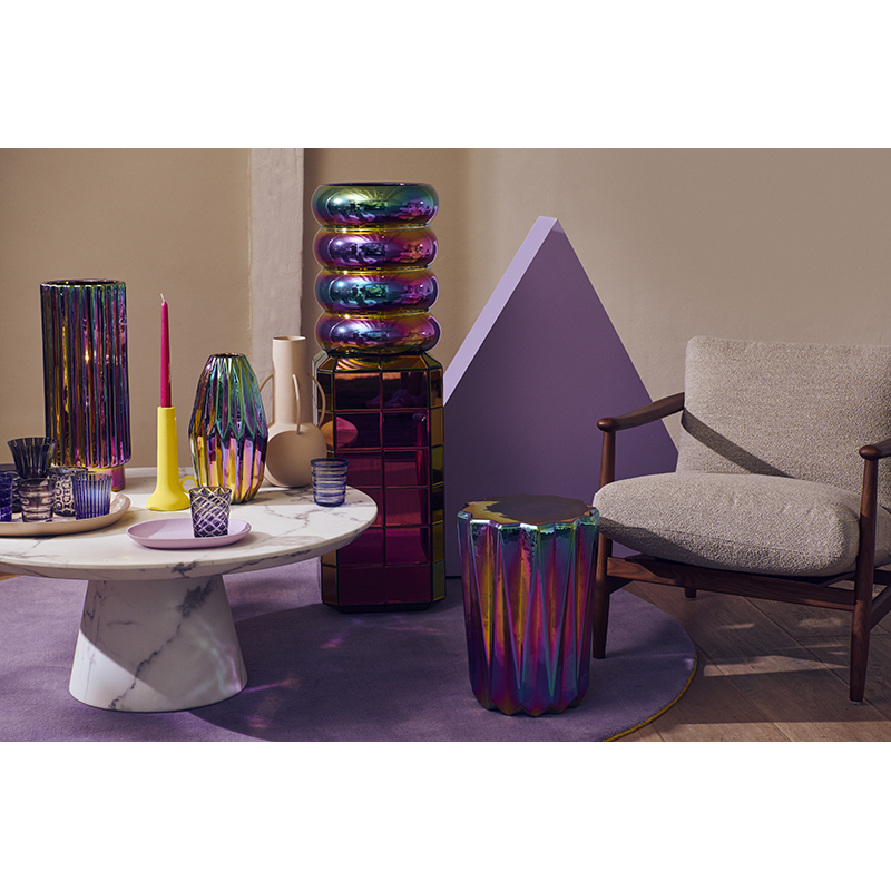 Vase Vase OILY FOLDS M Multicolore  POLS POTTEN