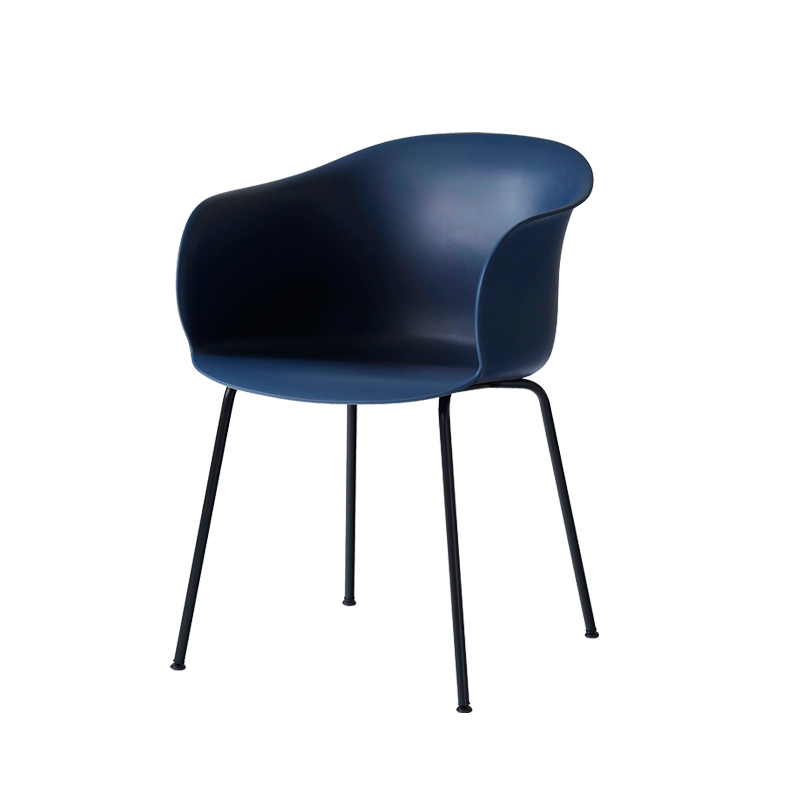 Chaise ELEFY JH28 Bleu nuit/ noir AND TRADITION