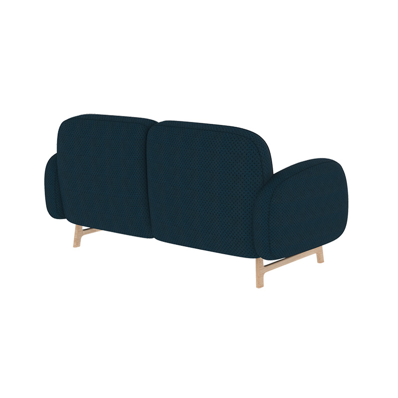Canapé AUGUSTE 2 Places Bleu cobalt HARTO