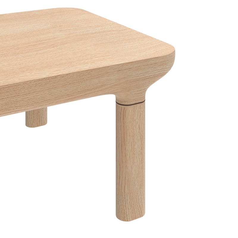 Table basse CAMILLE L29 Chêne HARTO