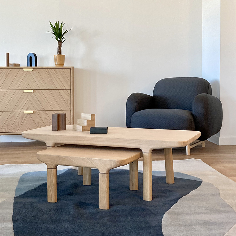 Table basse CAMILLE L29 Chêne HARTO