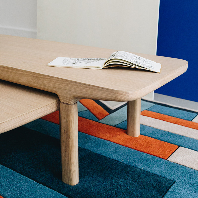 Table basse CAMILLE L29 Chêne HARTO