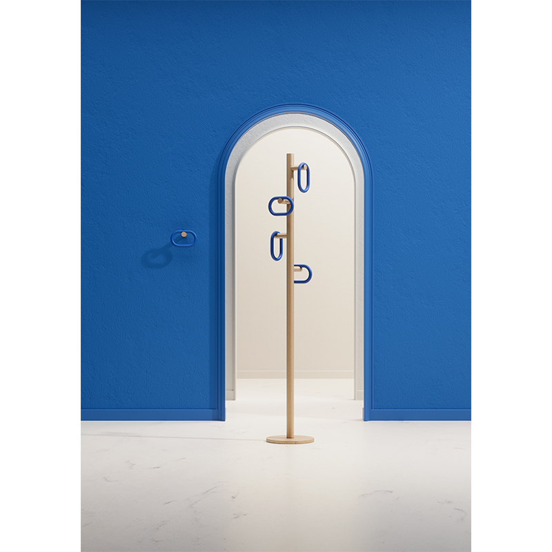 Porte-manteau Porte-manteau FERNAND Bleu Électrique HARTO