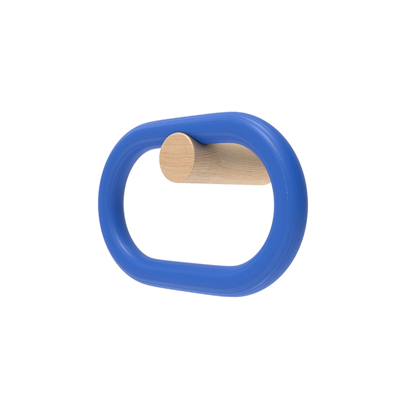 Patère Design Patère FERNAND Horizontale Bleu Électrique HARTO