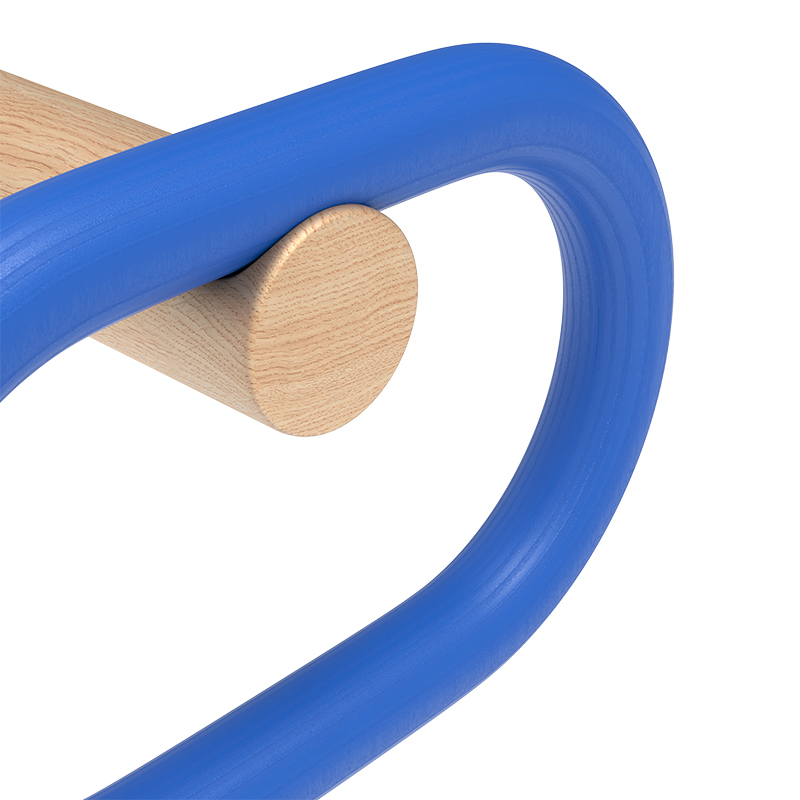 Patère Design Patère FERNAND Horizontale Bleu Électrique HARTO