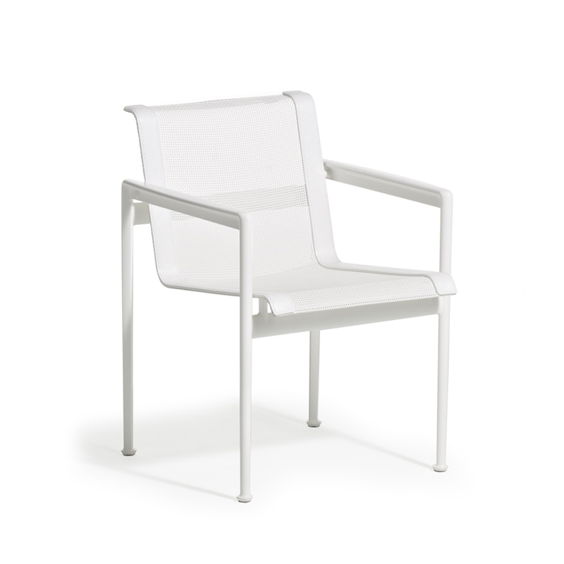 SCHULTZ DINING ARMCHAIR White