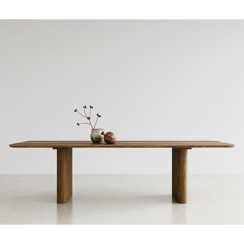 Table PLUSH RECTANGULAR Chêne fumé huilé DK3