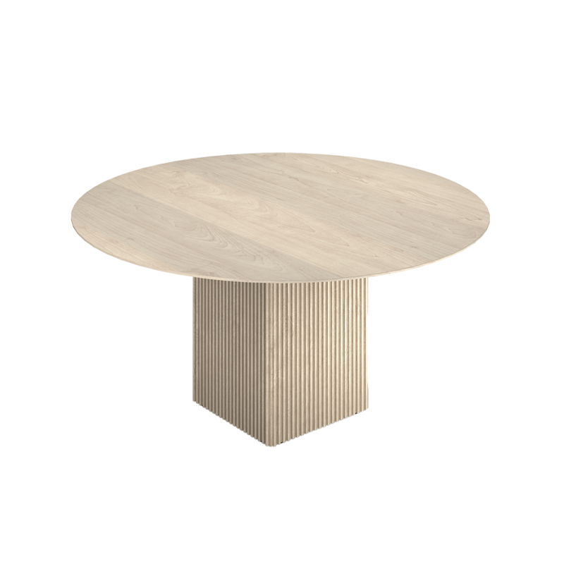 Table TEN ROUND Chêne huilé blanchi DK3
