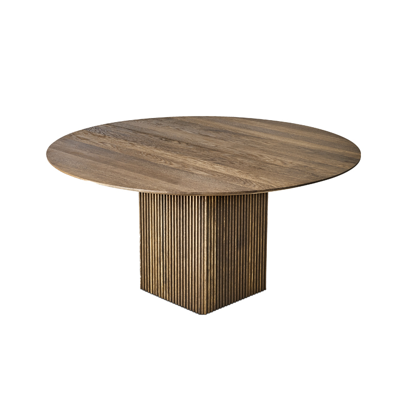 TEN ROUND Smoked oak, oiled