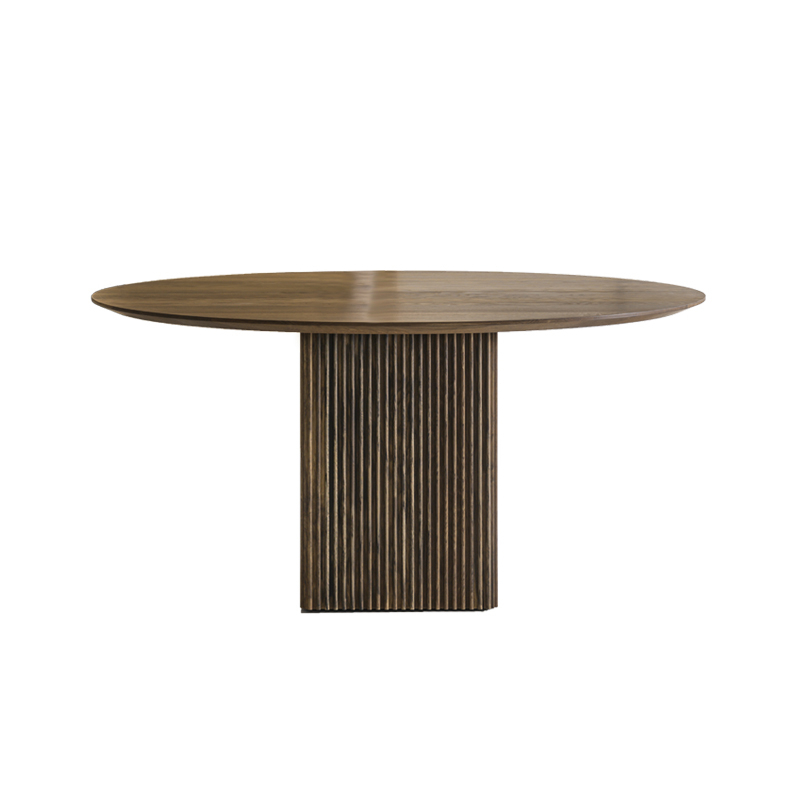 TEN ROUND Smoked oak, oiled