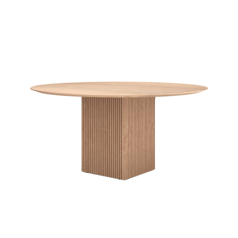 Table TEN ROUND Chêne savonné DK3
