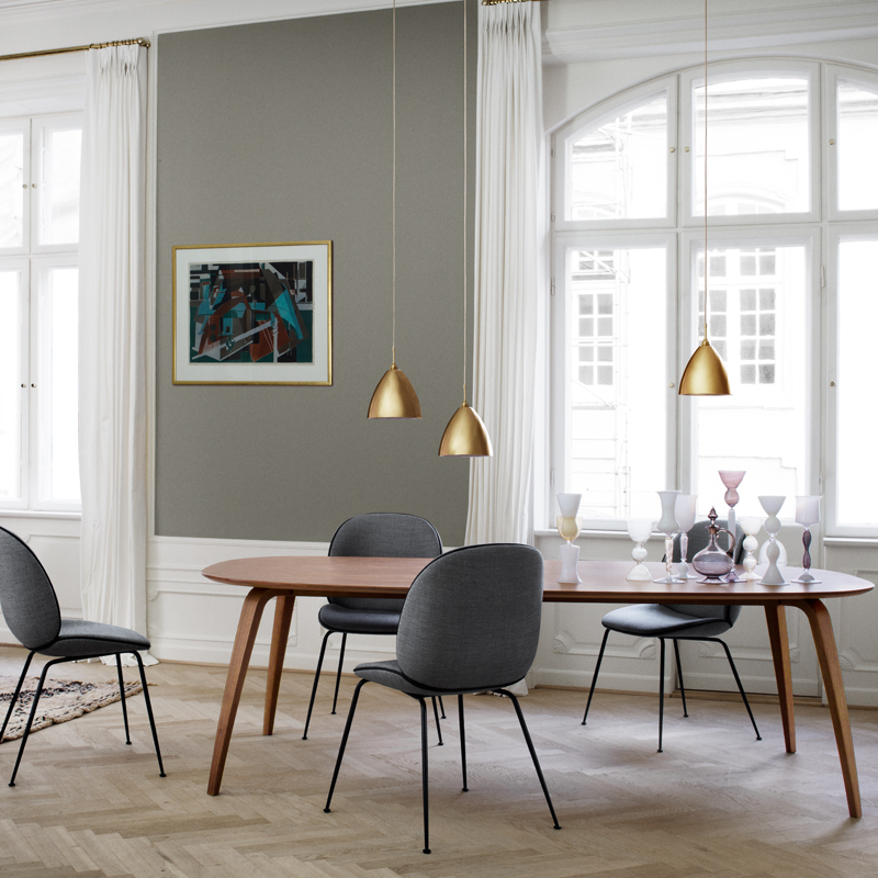 Table GUBI DINING ELLIPTICAL Noyer GUBI