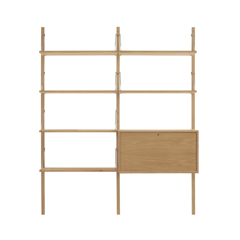 Meuble de rangement ROYAL SYSTEM Double Chêne huilé DK3