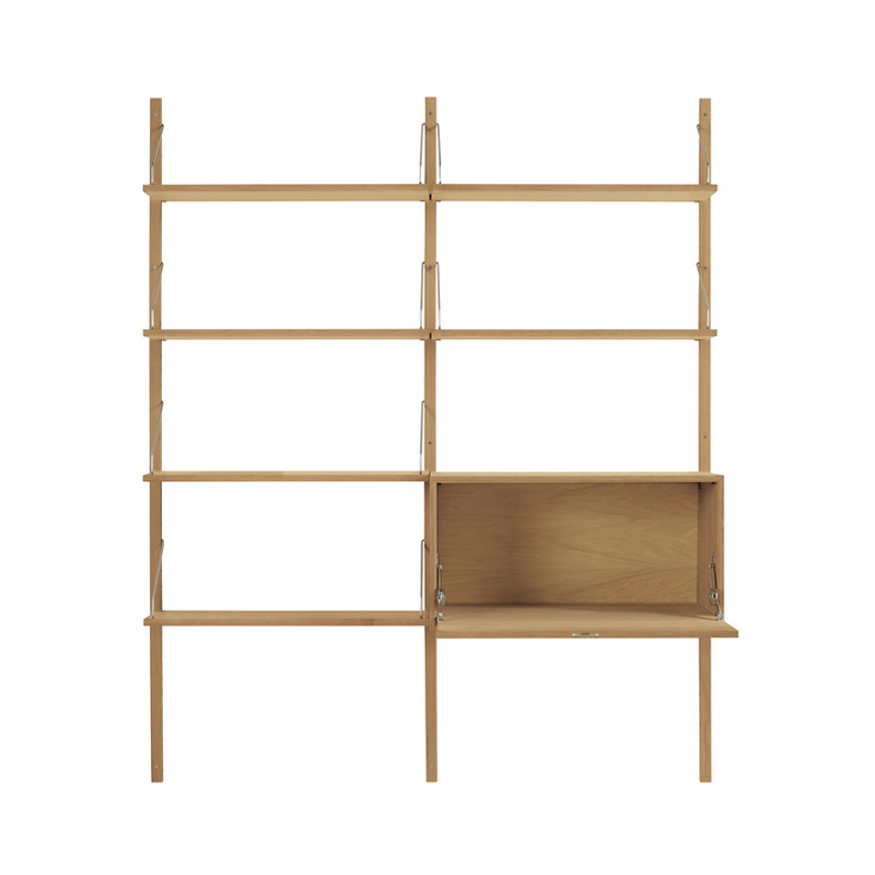 Meuble de rangement ROYAL SYSTEM Double Chêne huilé DK3