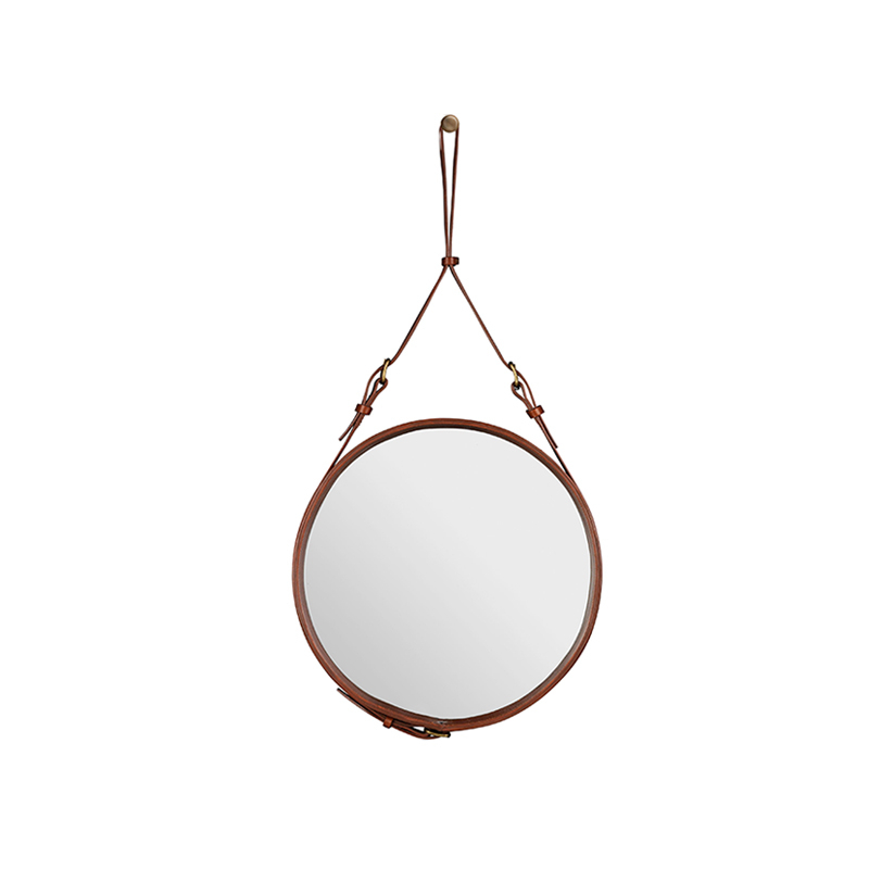 Miroir ADNET Ø 45 Marron