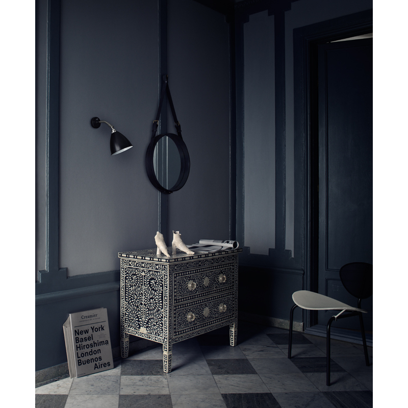 Miroir Miroir ADNET Ø 45 Noir GUBI
