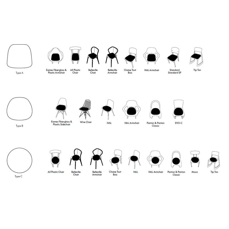 Coussin Coussin d'assise SOFT SEAT Type A Cosy 2 01 gris galet VITRA
