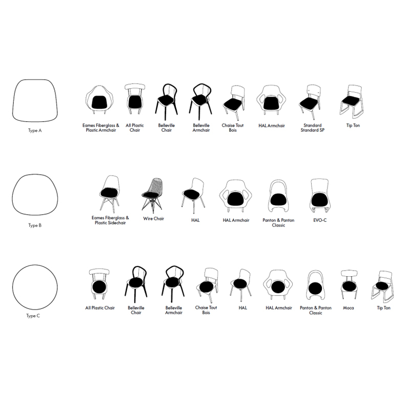 Coussin Coussin d'assise SOFT SEAT Type B Hopsak 79 warmgrey/ivoire VITRA