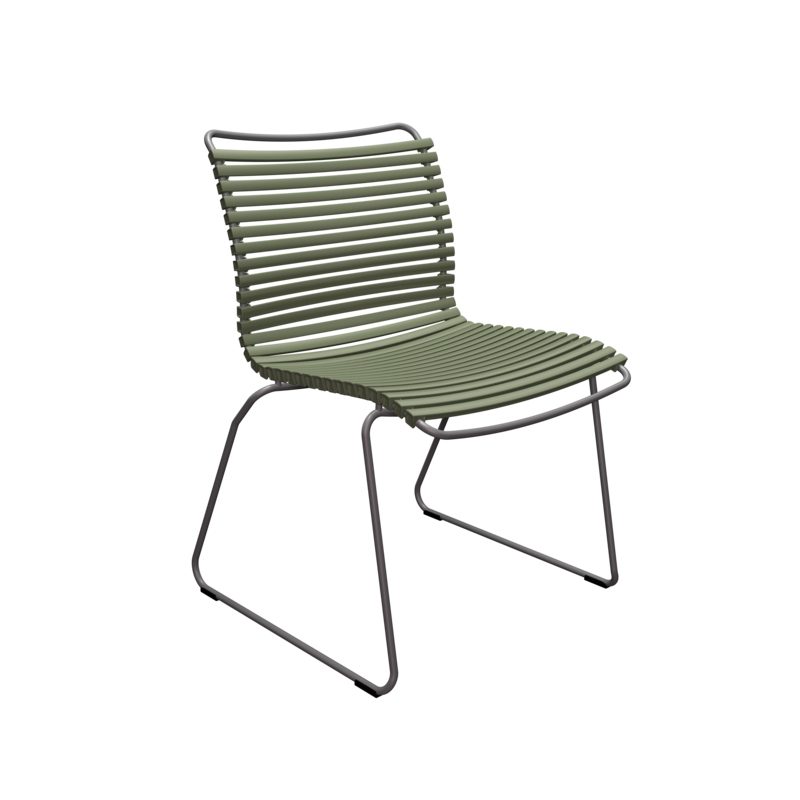 Chaise extérieur Chaise CLICK Vert olive HOUE